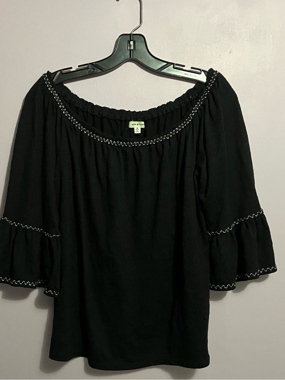 Max Studio peasant blouse